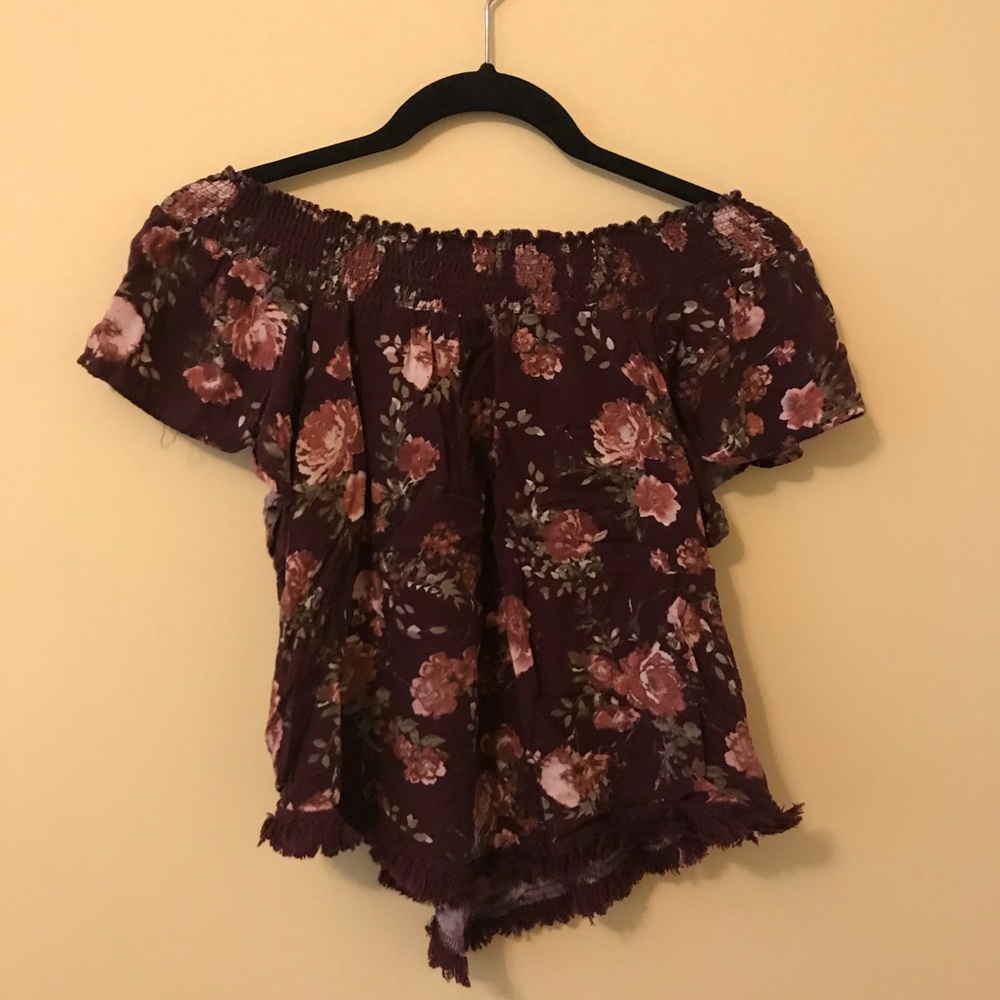 Altar’d State off shoulder crop top